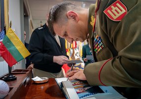 Lietuvos kariuomenės vadas susitiko su aukščiausia JAV karine vadovybe - 1
