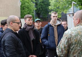 Karinių oro pajėgų Oro gynybos bataliono gretas papildė naujokai  - 1