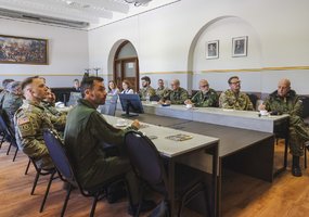 Lietuvai akredituotų užsienio šalių gynybos atašė vizitas Inžinerijos batalione - 2