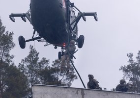 Suvalkų koridoriaus regione Lenkijoje vyko bendros Lietuvos ir Lenkijos karinės pratybos „Drąsus... - 1