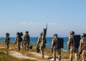 Pratybų  „Gintarinė strėlė 2025“ metu treniruotasi atremti bepiločių orlaivių ataką - 3