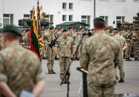 Lietuvos kariuomenės „Geležinio Vilko“ brigadai vadovauti pradeda pulkininkas Darius Meilūnas - 3