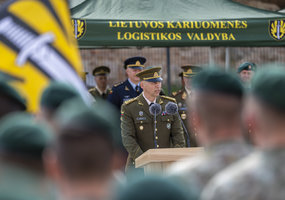 Lietuvos kariuomenės Logistikos valdybai vadovauti pradeda pulkininkas Andrius Jagminas - 6