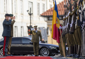Lietuvoje pirmą kartą lankosi Moldovos kariuomenės vadas, aptarti bendradarbiavimo plėtros klausimai - 3