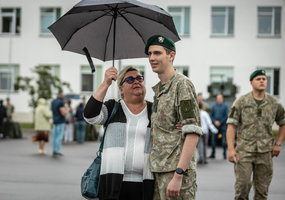 Lietuvos kariuomenės aktyvųjį rezervą papildė apie 200 NPPKT karių - 13