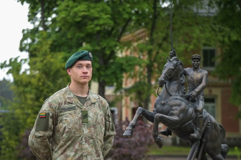 Birutės ulonų bataliono karys per mėnesį nubėgo 1002 kilometrus