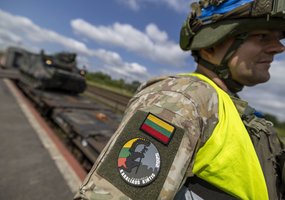 Pratybose „Karaliaus kirtis 2025“  išbandytas kombinuotas perdislokavimas į Pabradės poligoną - 1