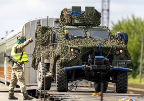 Pratybose „Karaliaus kirtis 2025“  išbandytas kombinuotas perdislokavimas į Pabradės poligoną - 6