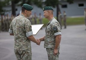 Depų tarnybai suteiktas Divizijos generolo Jono Sutkaus vardas ir įteikta vieneto vėliava - 7