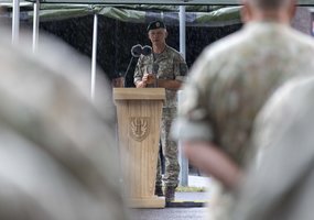 Depų tarnybai suteiktas Divizijos generolo Jono Sutkaus vardas ir įteikta vieneto vėliava - 2