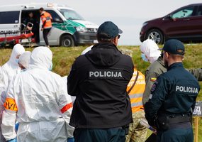 Šiauliuose surengtos aviacijos incidento pratybos „Griausmas 2025“ - 2