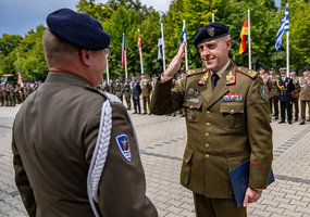 NATO daugianacionalinio šiaurės rytų korpuso štabe tarnybą pradeda brg. gen. Artūras Radvilas - 3