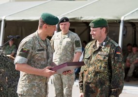 Tarnybą Lietuvoje pradeda 18-osios rotacijos NATO Daugianacionalinė kovinė grupė - 5
