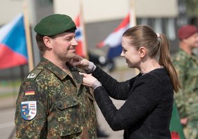 Tarnybą Lietuvoje pradeda 18-osios rotacijos NATO Daugianacionalinė kovinė grupė - 6