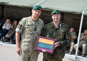 Tarnybą Lietuvoje pradeda 18-osios rotacijos NATO Daugianacionalinė kovinė grupė - 9