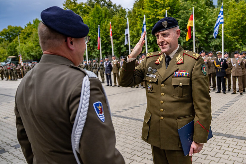 NATO daugianacionalinio šiaurės rytų korpuso štabe tarnybą pradeda brg. gen. Artūras Radvilas