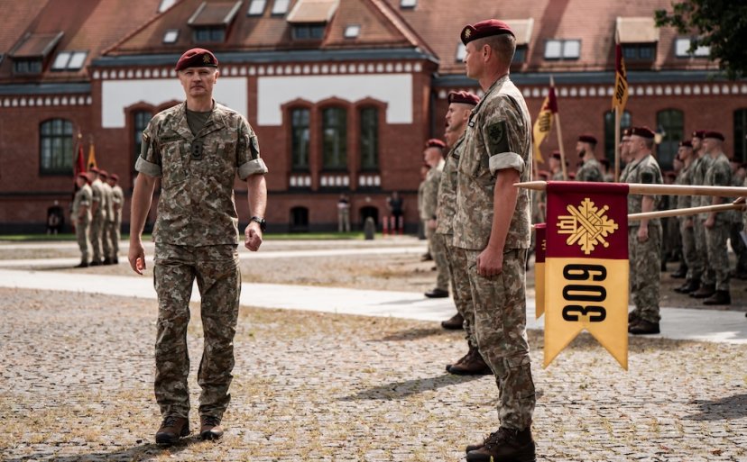 Krašto apsaugos savanorių pajėgų Žemaičių rinktinei vadovauti pradeda plk. ltn. Vaidas Stankevičius