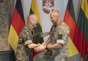 Lietuvos ir Vokietijos kariuomenių logistikos valdybos stiprina bendradarbiavimą - 1