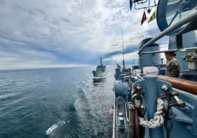 Karinės jūrų pajėgos dalyvavo NATO pratybose „Šiauriniai krantai 2025“ - 1
