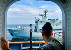 Karinės jūrų pajėgos dalyvavo NATO pratybose „Šiauriniai krantai 2025“ - 2