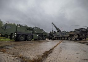 Lietuvoje vyksta Vokietijos kariuomenės pratybos „Didysis erelis 2025“, skirtos logistiniams... - 11
