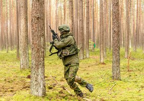 Viešojo saugumo tarnybos ir VSAT Pasieniečių mokyklos kursantai baigė bazinio kario savanorio... - 2