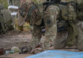 KASP Prisikėlimo apygardos 6-osios rinktinės vertinamosios lauko taktikos pratybos „Saulės kirtis... - 3