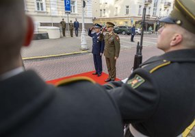 Chief of Defence of Japan General Hiroaki Uchikura on a formal visit in Lithuania  - 1