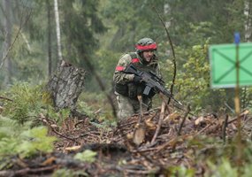 KASP Prisikėlimo apygardos 6-osios rinktinės vertinamosios lauko taktikos pratybos „Saulės kirtis... - 2