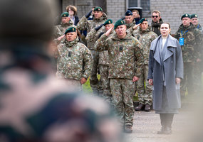 Brigados generolo Kazio Veverskio poligone surengtos pirmojo asmens vaizdo bepiločių sistemų... - 2