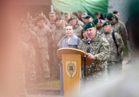 Brigados generolo Kazio Veverskio poligone surengtos pirmojo asmens vaizdo bepiločių sistemų... - 1