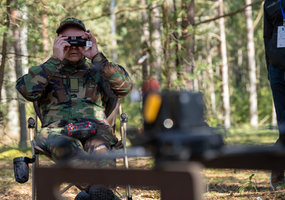 Brigados generolo Kazio Veverskio poligone surengtos pirmojo asmens vaizdo bepiločių sistemų... - 14