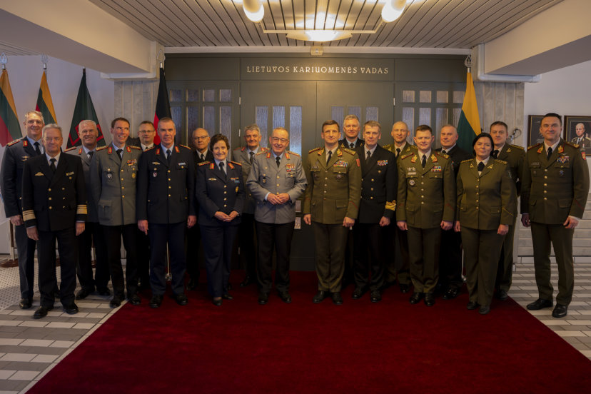 The most senior command of the Bundeswehr is visiting Lithuania 