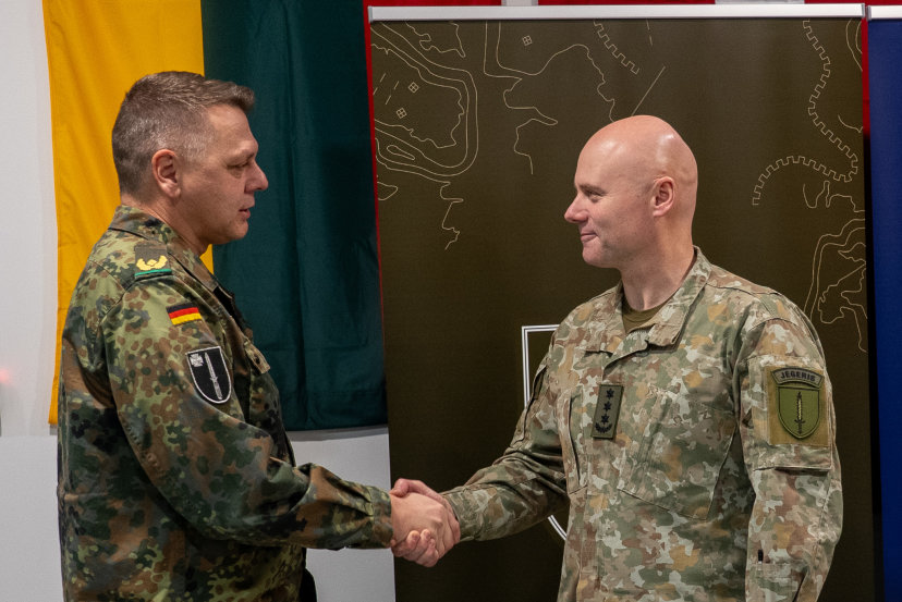 Commander of the Bundeswehr Special Operations Forces paid a visit to Lithuania 