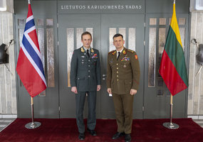 Lietuvoje oficialiu vizitu lankosi Norvegijos ginkluotųjų pajėgų vadas generolas Eirik Kristoffersen - 5