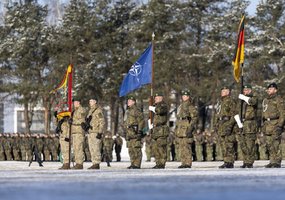 NATO Multinational Battlegroup has merged with the German Brigade Litauen stationed in Lithuania   - 12