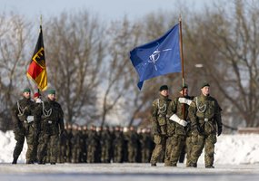 NATO Multinational Battlegroup has merged with the German Brigade Litauen stationed in Lithuania   - 16