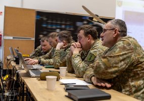 Pratybose „Karo šauklys 2026“ kariuomenės Sausumos pajėgos treniruojasi efektyviai naikinti... - 3