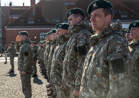 Klaipėdoje išlydėta antroji Lietuvos karių pamaina į NATO misiją Kosove - 1