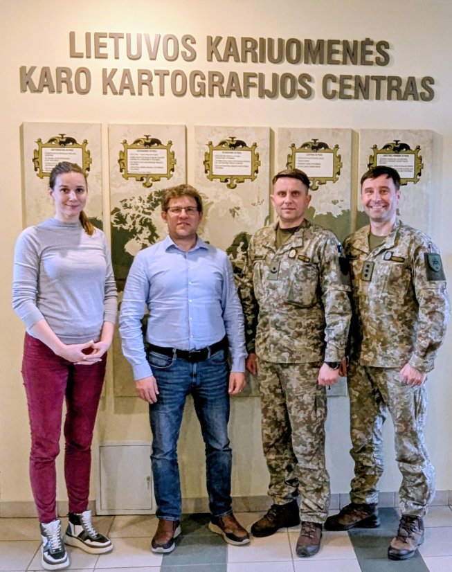 Military Cartography Centre visited by Head of the NATO Geospatial Aeronautical Working Group 