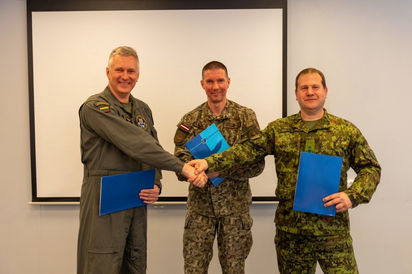 Air Force Commanders and Senior Enlisted Leaders of the three Baltic states met in Latvia