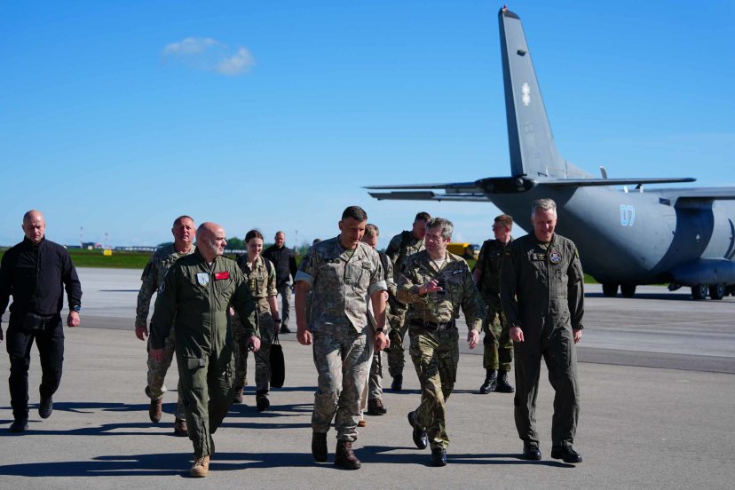 DSACEUR Air Chief Marshal Sir John Stringer is on a visit to Lithuania 