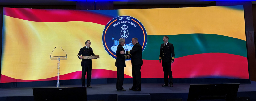 Commander Lithuania Navy took part in the annual Chiefs of European Navies Conference 