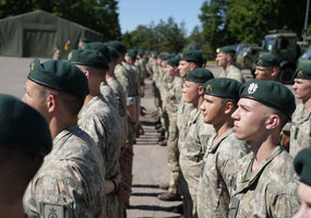 Vytenio batalione į atsargą išleisti Privalomosios pradinės karo tarnybos kariai - 1