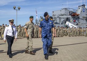 NATO laivų junginiui vadovauti pradeda Lietuvos karininkas - 13