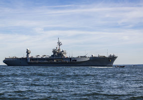 USS Mount Whitney piered in Klaipėda for a port visit   - 3
