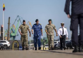 Lithuanian officer assumes command of the Standing NATO Mine Countermeasures Group 1  - 3