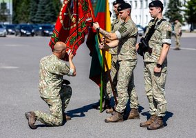 Generolo Romualdo Giedraičio artilerijos batalione pasikeitė bataliono vyriausiasis puskarininkis - 5
