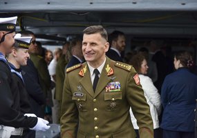 Karinės jūrų pajėgos atidavė pagarbą žuvusiems jūroje - 1