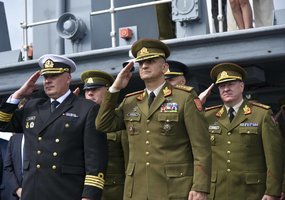 Karinės jūrų pajėgos atidavė pagarbą žuvusiems jūroje - 7